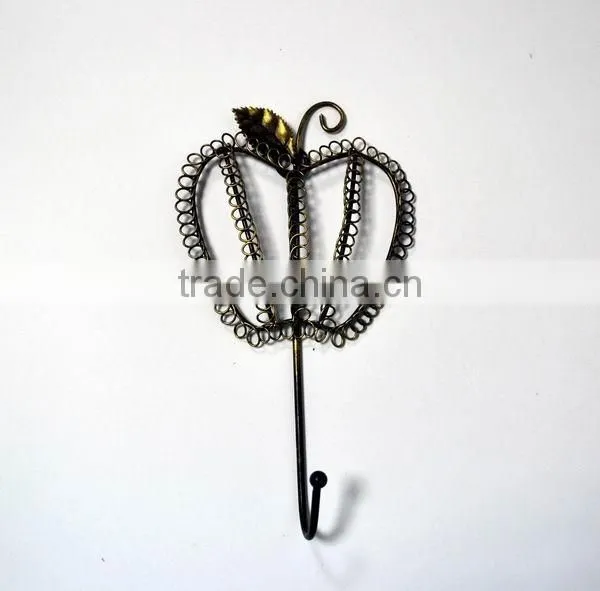 Metal hook for hanger