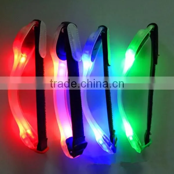Ultralight Cool Glare Running Armband, safty and security Fluorescent Sport LED Armband Super Bright Reflective Led in The Night