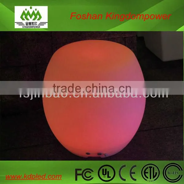 hot selling plastic flashing bar use illuminated comfortable stool
