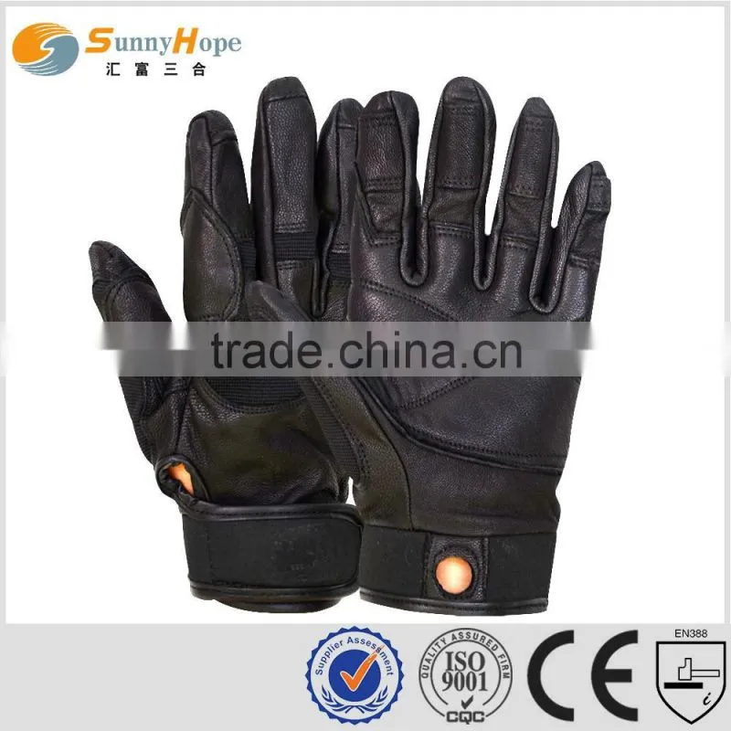 outdoor synthetic leather gloves police gloves tactical gloves