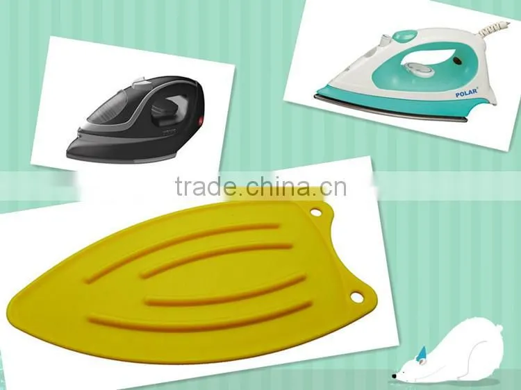 Silicone rubber steam iron cover/mat for hot iron