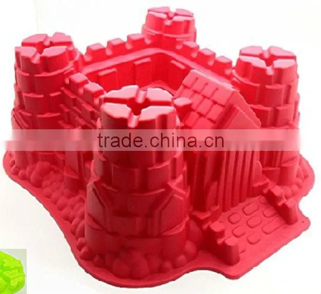Castle Shape Silicone Cake Mould CK-SL422