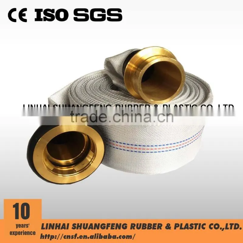 2.5 inch lining martial fire hose fitting equipment connected with machino coupling
