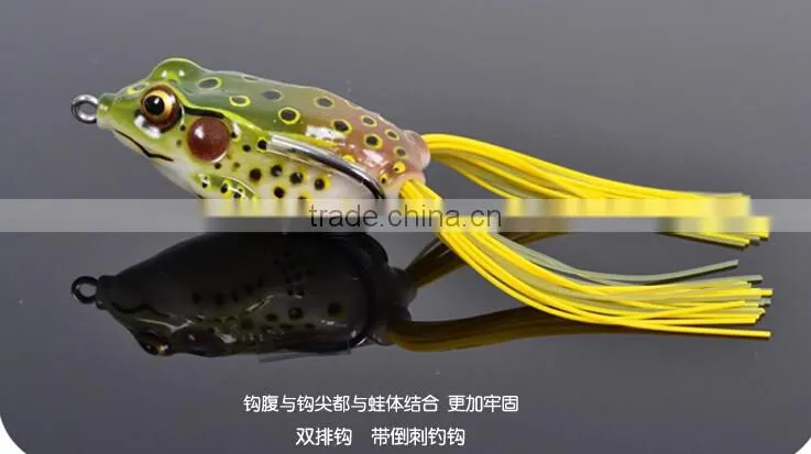 Model LYO3 Frog super soft Lures 55mm 14g floating fishing bait