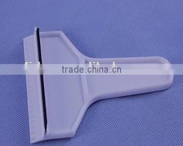custom promotional ice scrapers with plastic material and water blade for window cleaning