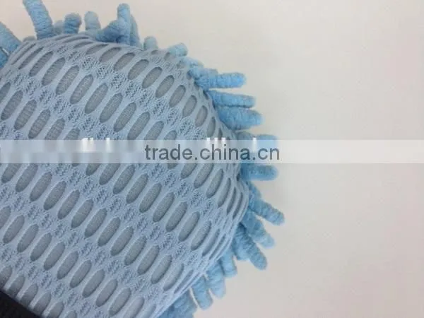 polyester polyamide microfiber chenille noodle vehicle best car wash sponge with hand band
