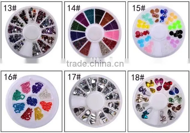 Wholesale flatback nail diamond and nail art rhinestone, nail crystal beads