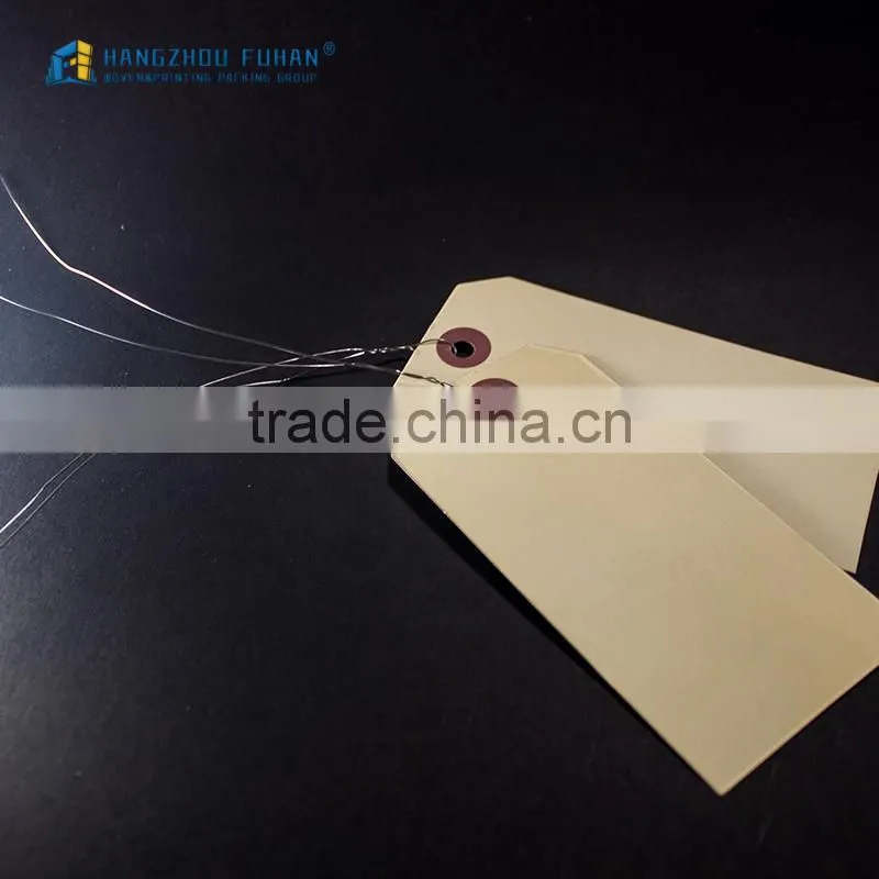 Wholesale Custom Hang Tag With Iron Wire For Outdoor Use