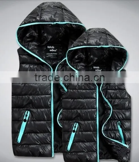 New 2017 High Quality Cotton-padded Waistcoat Men Spring Comfortable Couples Sleeveless Jacket Winter Casual MAN JACKET