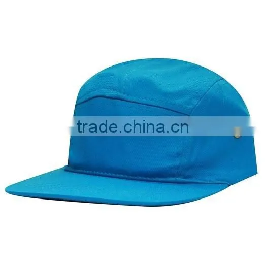 Custom Galaxy Print Strap Back 5 Panel Hat/ 5 Panel Hat with Woven Tag On The Front/Custom 5 Panel Campping Hat