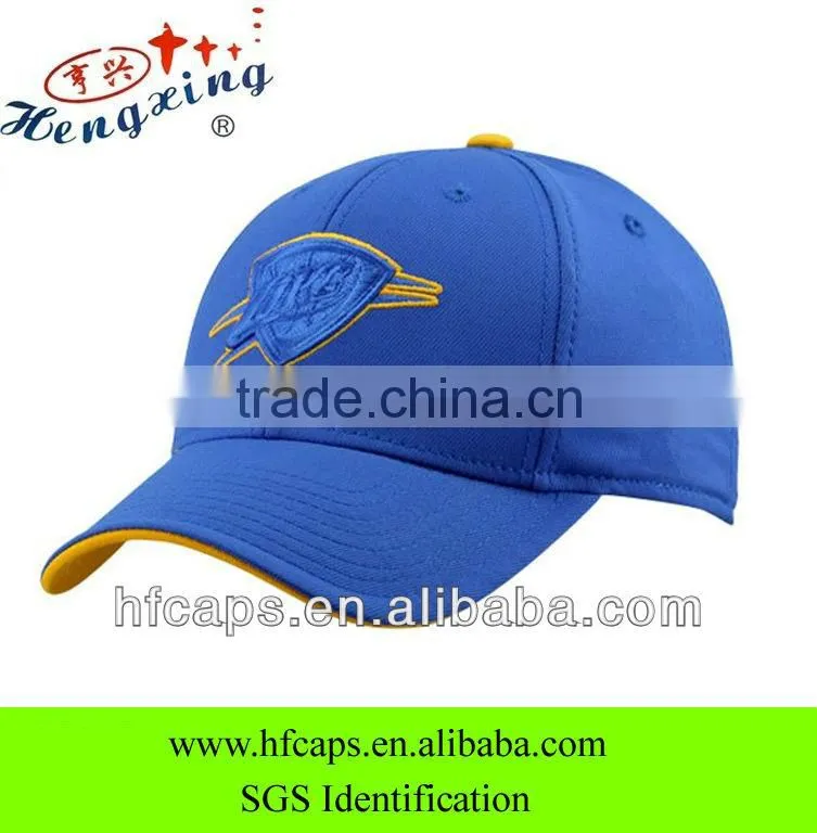 2013 mens blue custom 3D embroidery 6 panel baseball caps and hats