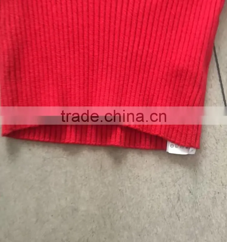 Yiwu stocklots ladies branded knitted cashmere sweater suit