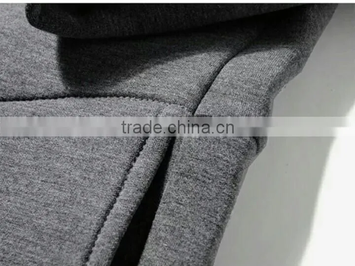 Newest custom mens hoodie factory navy blue hoodie with front big pocket