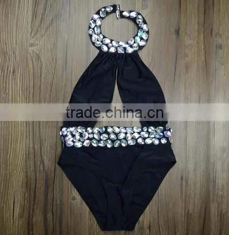 M860 Runwaylover2016 ladies sexy dazzling diamond bikini one piece swimwear