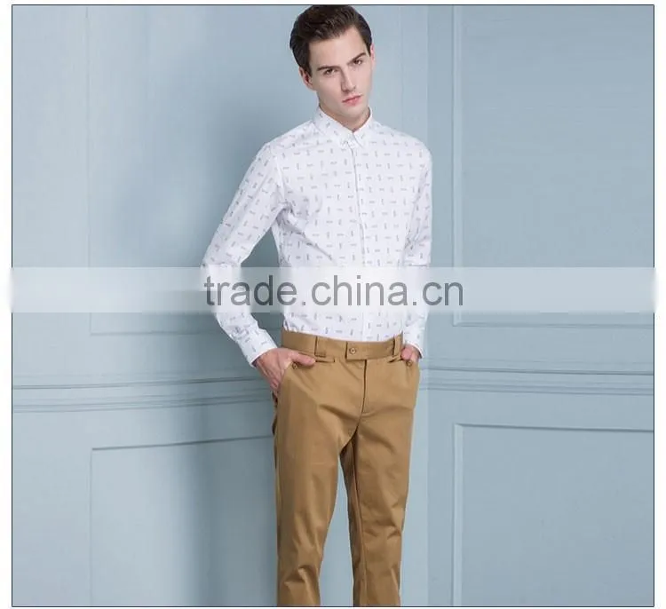 Bulk Fashion Casual 2016 Men Fancy Dress Shirt