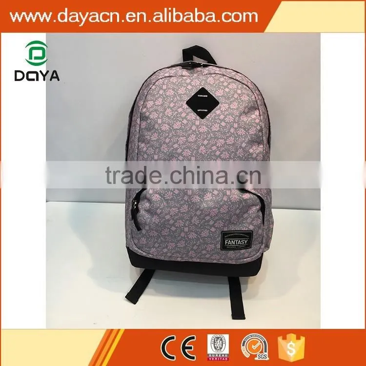 2017 hot sales wholesales custom fashion college girls backpack bag