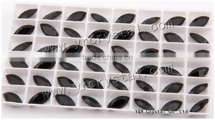 Jet crystal fancy stone crystal chaton