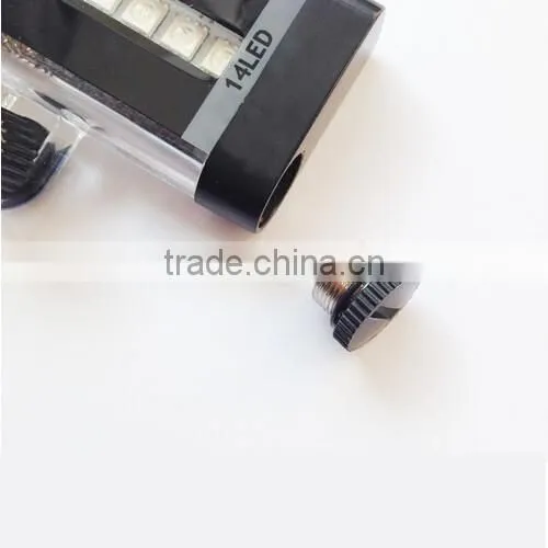 D105 Waterproof 14 led programmed changeable patterns bicycle light plastic led bike wheel light
