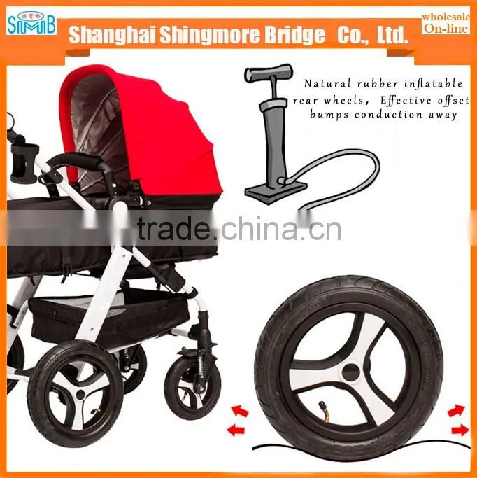 China baby stroller manufacturer best price wholesale luxury Aluminum Alloy frame baby stroller 3 in 1