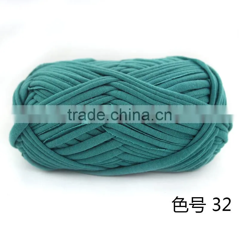 Yarn wholesale china t shirt yarn new fashion 100 polyester t shirt yarn for crochet