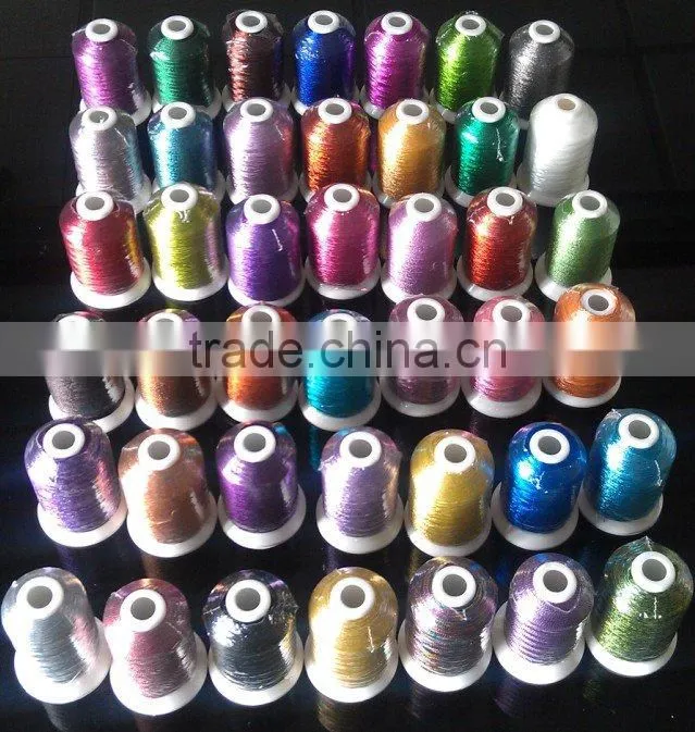all colors polyester thread for embroidery of good quality from china