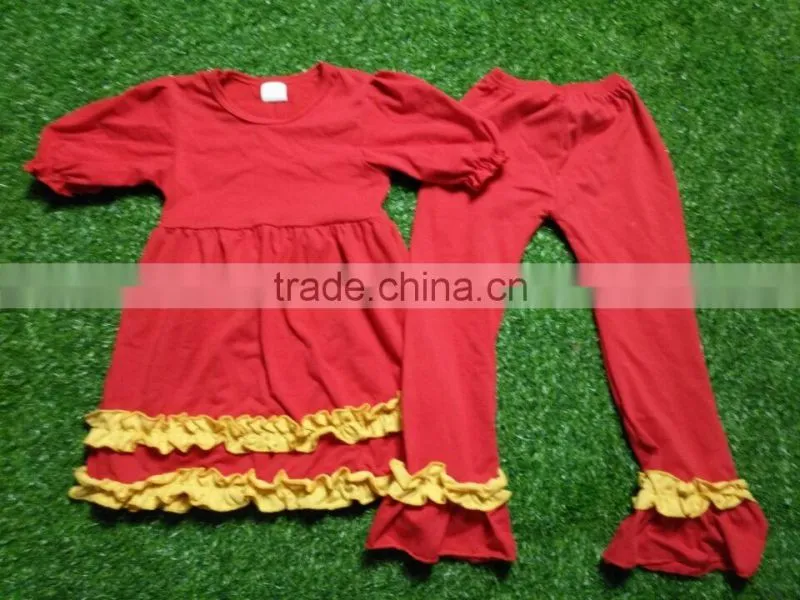 2016 deer patterns christmas pajamas toddler girl clothes boutique childrens clothes sets kids clothing wholesale