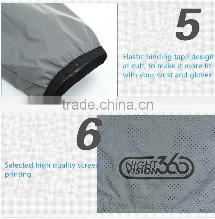 Women's Reflective windproof NIGHT VISION 360 Cycling Jacket