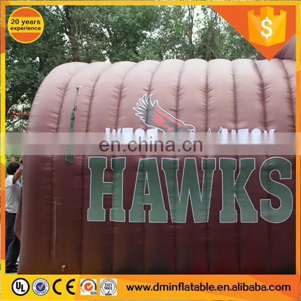 Inflatable Hawk Sports Tunnel Tent for Outdoors Promotion