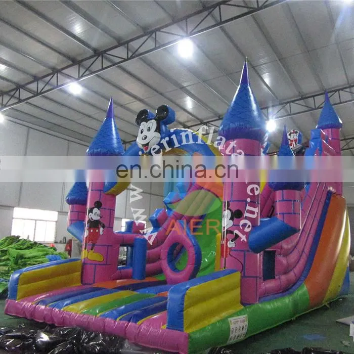 New Design Cartoon inflatable slide for sale,inflatable kids bouncer game,inflatable slide for kids