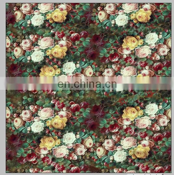 Printed Cotton Fabric Spandex Jersey Knitted Products