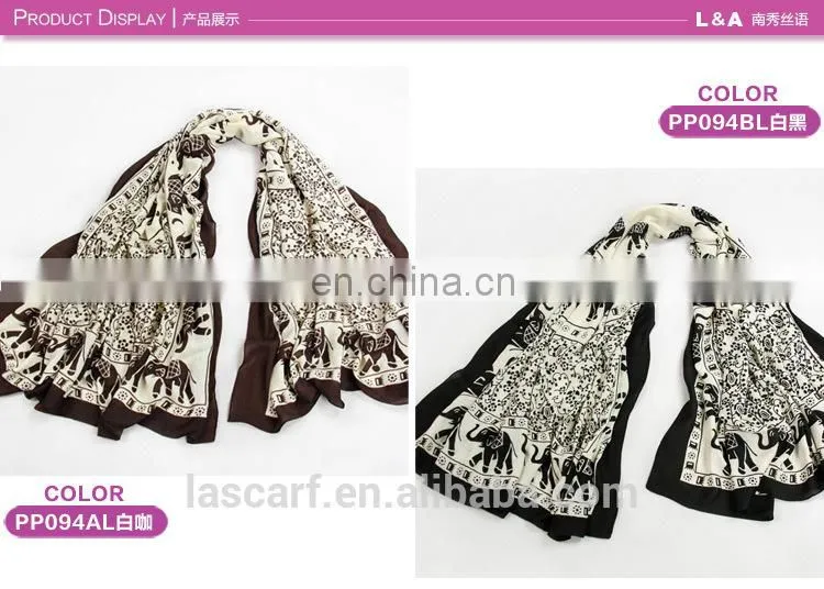 High quality fashion custom-made elephant printed cappa(PP094GL)