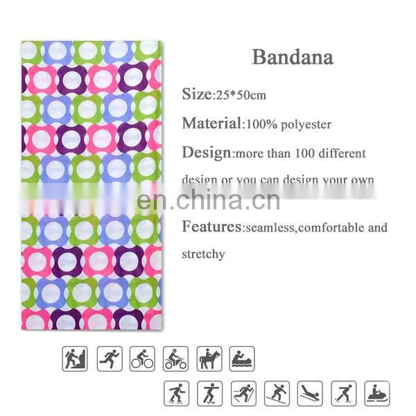 OEM Sport Multifunctional Seamless Bandana
