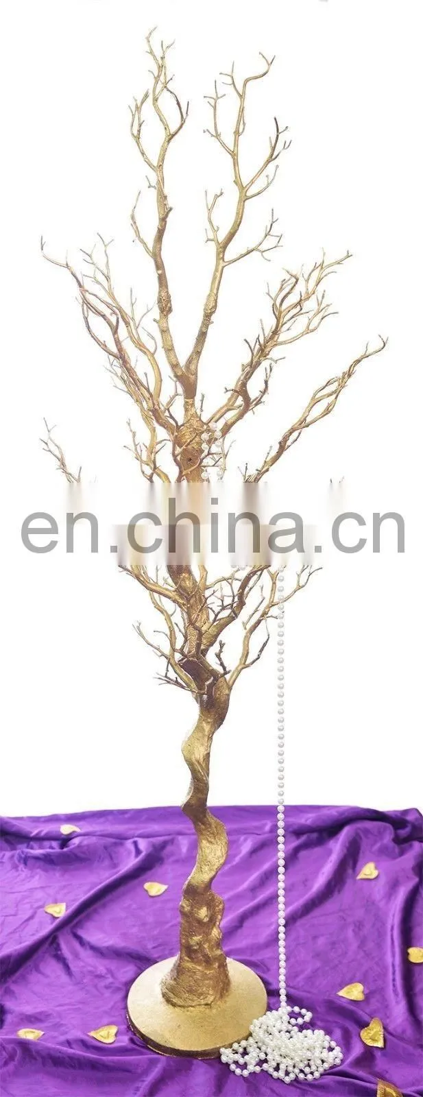 80cm 1.2m 1.8m Gold Manzanita Wedding Wishing Tree For Venue Centrepiece Decoration
