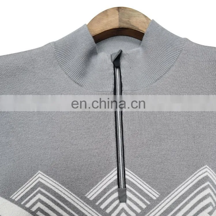 DiZNEW European and American high quality men's wear 14GG thick 100%Rayon sweater