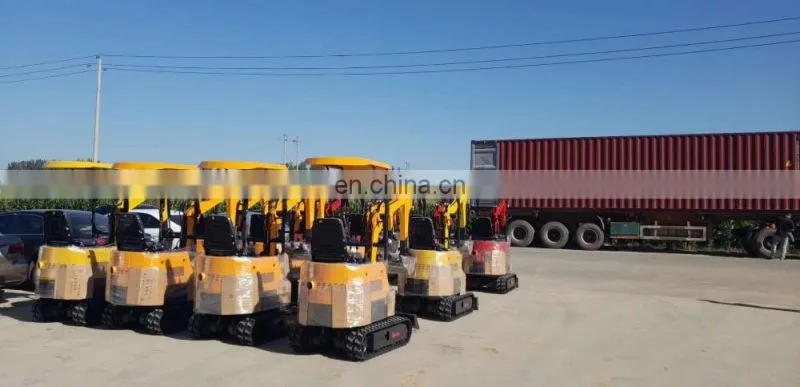 walk behind mini excavator 1.0 ton mini excavator with track extension chinese mini excavator for sale