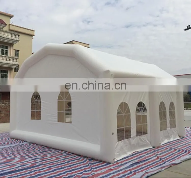 Customized Portable Inflatable Tent White Camping Inflatable Outdoor Party Tent
