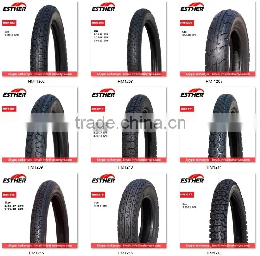 Esther Brand HM1203 Motorcycle Tyre 2.75-17 6PR