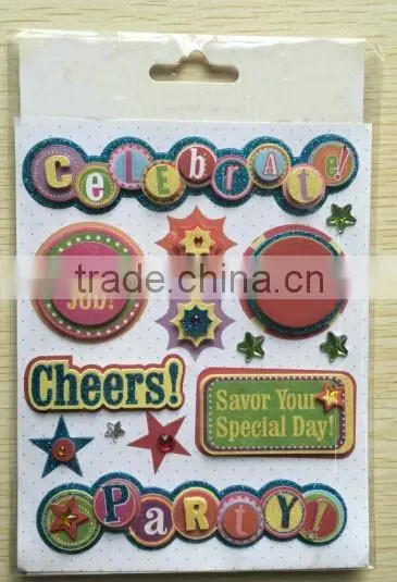 Custom sticker eco-friendly 3d wall sticker for home Quality Assured