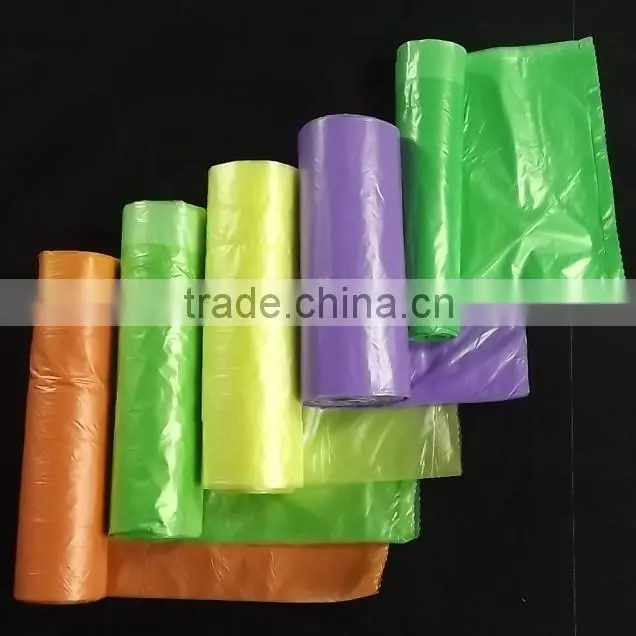 Professional drawstring trash bag made in China