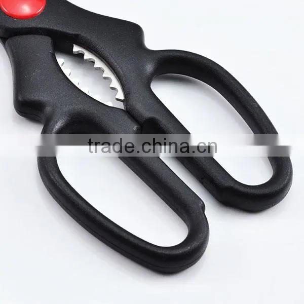 Multifunctional meat cutting scissors and kitchen scissors