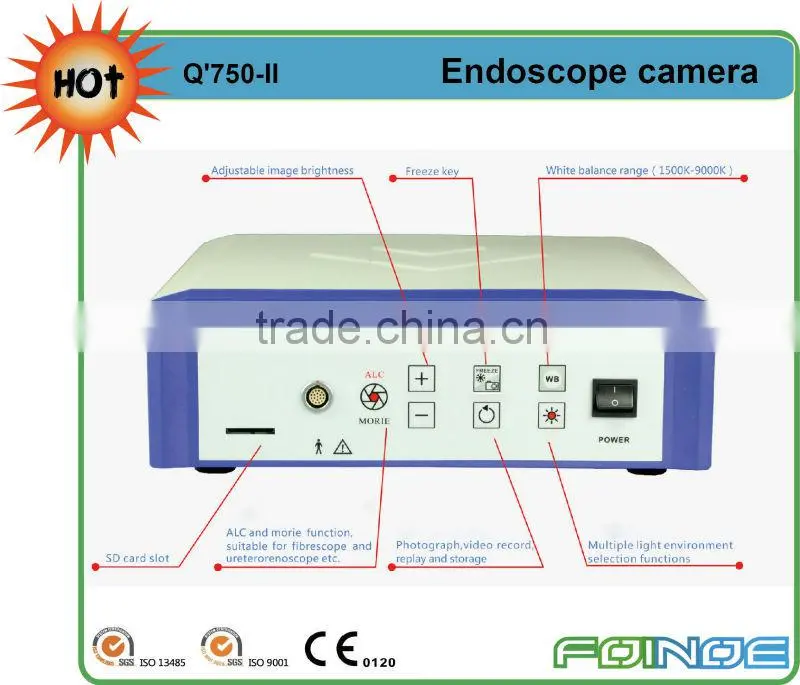 Q'7515 CE approved HOT selling veterinary endoscopy