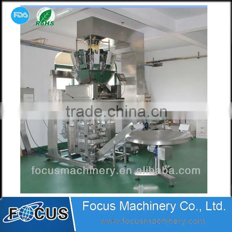 lazy susan rotating tray after packaging machine