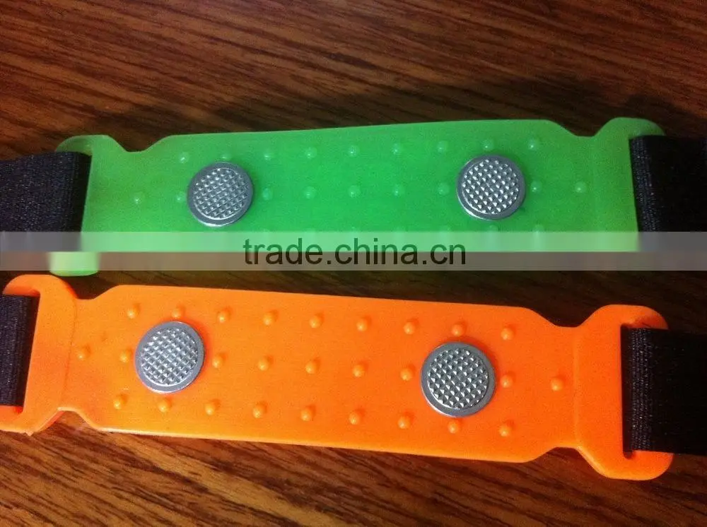 colorful 2 spikes anti-slip ice grip shoe covers