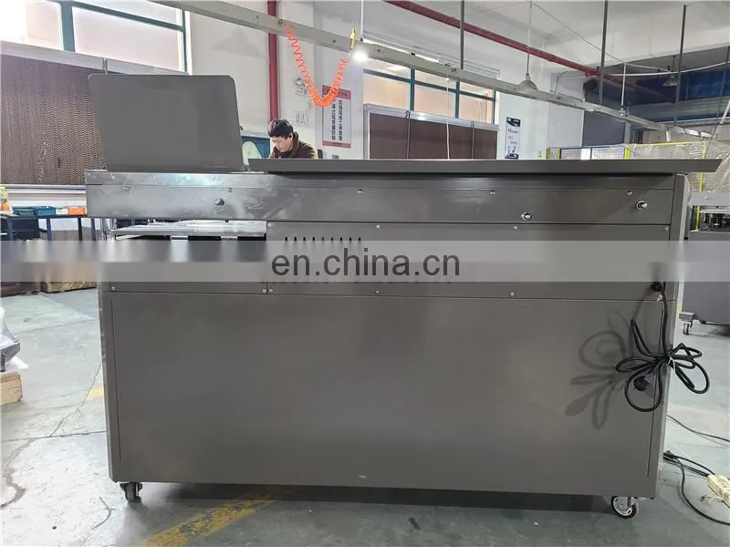 UK8 a3 440mm variable frequency speed Hot thermal book cover gluing machine, cardboard notebook binding machine
