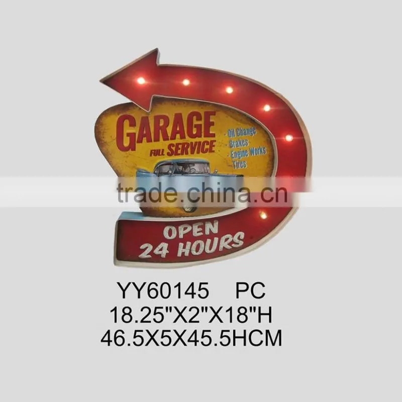 LED METAL DECOR-AUTO RETOR DECOR-GAS BAR DECOR