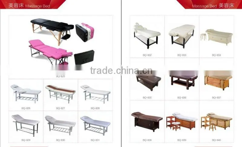Adjustable folding electric spa pedicure massage beauty facial bed massage table