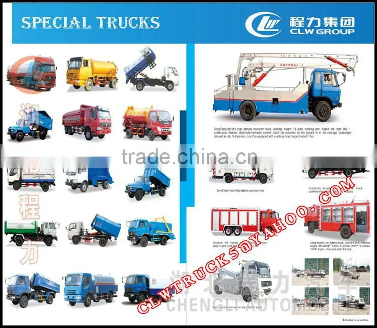 Dongfeng 140 sewage vacuum truck, 6M3 vacuum fecal sucking truck
