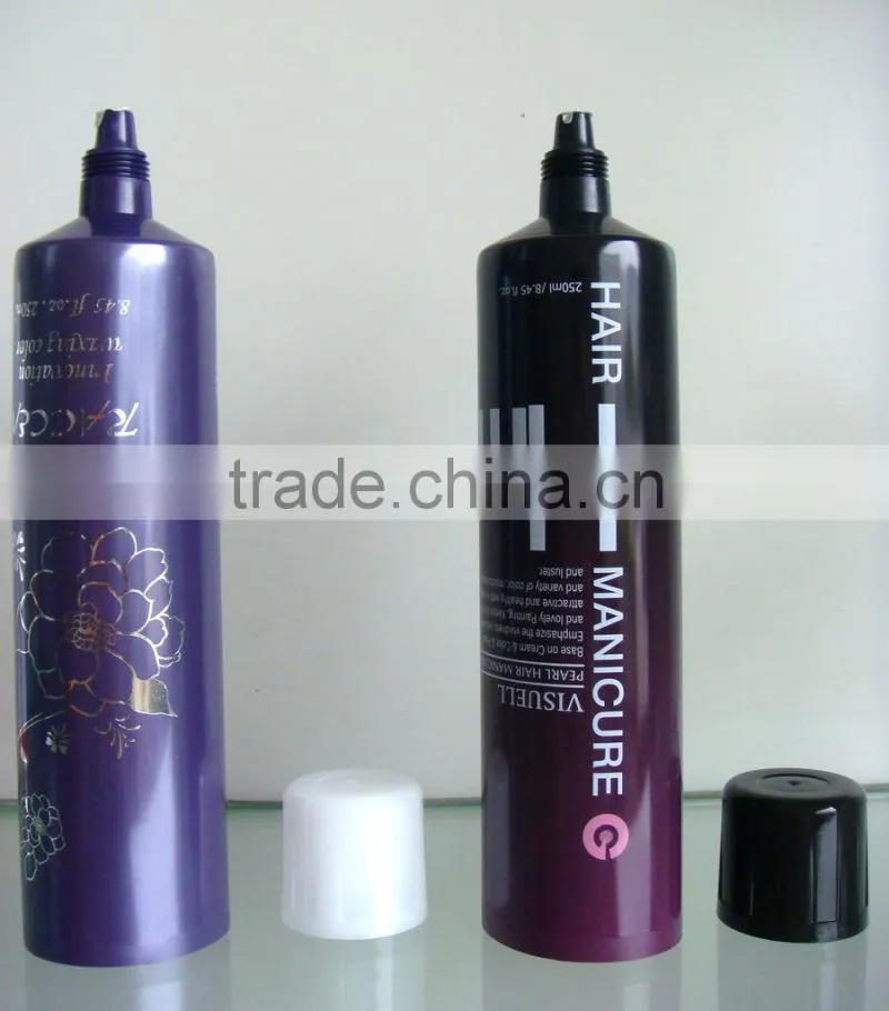 cosmetic long hair tube,cosmetic tube