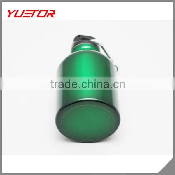 Green 250ML Sports water bottle running gym waterbottle juice screw lid jogging drink