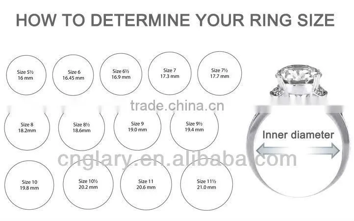 High Quality Cubic Zircon women ring jewelry